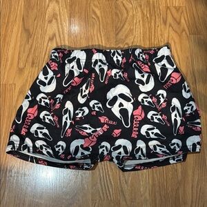 Stylish Black and White Graphic Women's Shorts